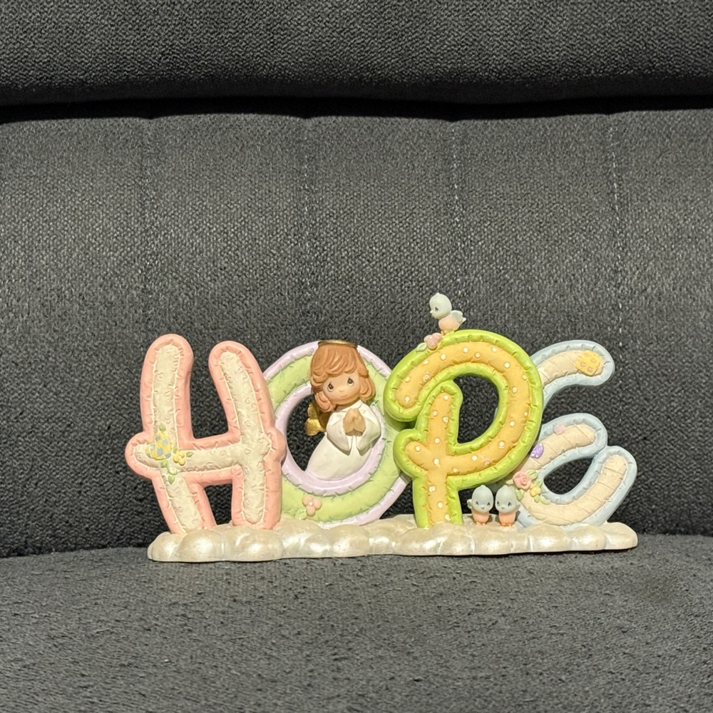 Precious Moments by Enesco “Hope” Alphabet Hope Letters Figurine